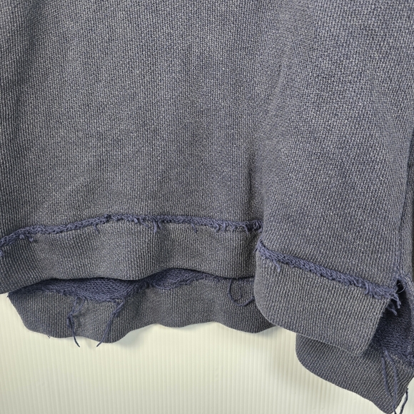 Free People Blue Aztec Tribal Soft Boho Snow Angel Angora Rabbit Hair Sweater S - Picture 15 of 16